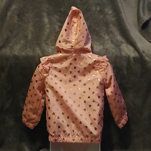 Lucky Penny Pink Raincoat - Picture 2 of 4